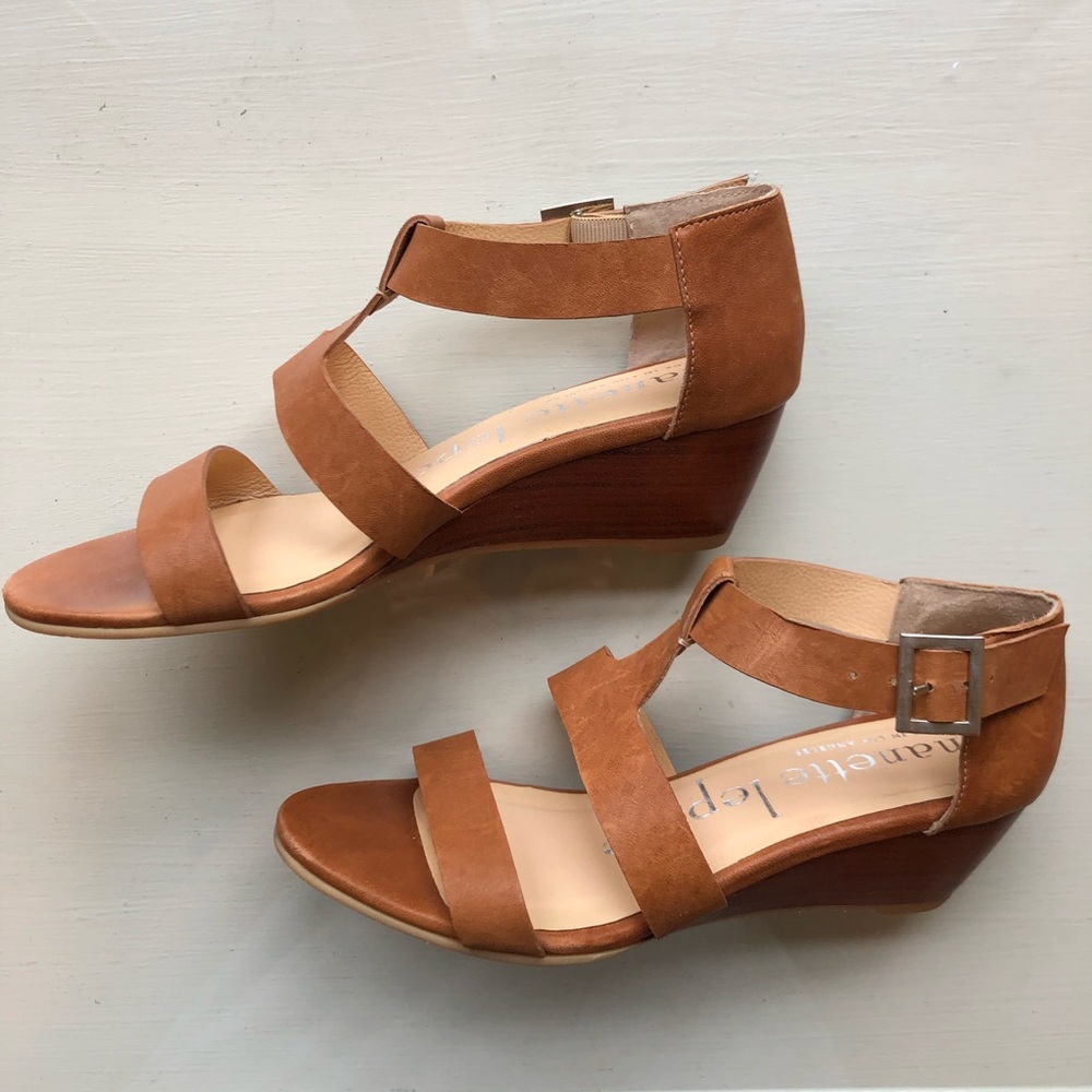 Nanette Lepore Absolute Wonder Wedge Sandals